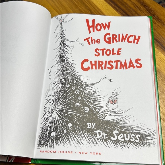 How the Grinch Stole Christmas Book - Picture 3 of 5